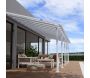 Pergola à adosser en aluminium blanc et polycarbonate Olympia - Canopia by Palram