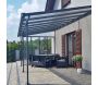 Pergola à adosser en aluminium gris et polycarbonate Feria - 7