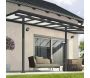 Pergola à adosser en aluminium gris et polycarbonate Feria - 8