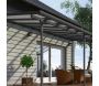 Pergola à adosser en aluminium gris et polycarbonate Feria - Canopia by Palram