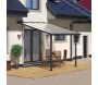 Pergola à adosser en aluminium gris et polycarbonate Olympia - Canopia by Palram