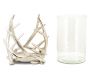 Photophore bois de cerf en aluminium - 69,90