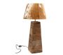 Pied de lampe en bois recyclé - 8