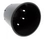 Pot de plantation rond de 10 litres noir  24 x 24 cm - 