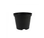 Pot de plantation rond noir 10 cm de diamètre