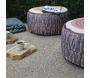 Pouf extérieur avec imprimé déco - 5