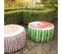 Pouf extérieur avec imprimé déco - 7