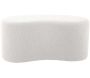 Pouf en tissu bouclette Ada Wave - PRE-1601