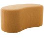 Pouf en tissu bouclette Ada Wave