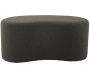 Pouf en tissu bouclette Ada Wave - PRE-1600