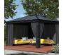 Rideaux pour tonnelle de jardin Dallas - Canopia by Palram