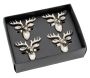 Ronds de serviettes en aluminium Cerf - 5