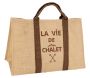 Sac à bûches en jute