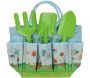 Sac et outils de jardinage pour enfant