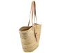 Sac en palmier et cuir beige - 5