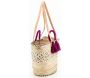 Sac en palmier naturel et coloré - 26,90