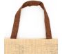 Sac rond en jute naturel plastifié - 6