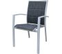 Salon de jardin design en aluminium blanc et bois 10 fauteuils Modulo - 7