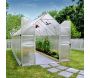 Serre de jardin en aluminium argent et polycarbonate Essence - Canopia by Palram