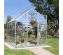 Serre de jardin en aluminium argent et polycarbonate Harmony - Canopia by Palram