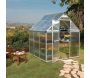 Serre de jardin en aluminium argent et polycarbonate Mythos - Canopia by Palram