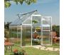 Serre de jardin en aluminium argent et polycarbonate Mythos - Canopia by Palram