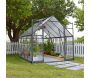 Serre de jardin en aluminium gris et polycarbonate Balance - Canopia by Palram