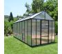 Serre de jardin en aluminium gris et polycarbonate Glory - Canopia by Palram