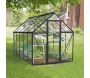 Serre de jardin en aluminium gris et polycarbonate Harmony - Canopia by Palram