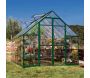 Serre de jardin en aluminium vert et polycarbonate Balance - Canopia by Palram