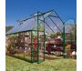 Serre de jardin en aluminium vert et polycarbonate Balance - 7