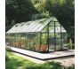 Serre de jardin en aluminium vert et polycarbonate Balance - Canopia by Palram