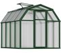 Serre de jardin en aluminium vert et polycarbonate Eco Grow