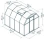 Serre de jardin en aluminium vert et polycarbonate Eco Grow - PAA-0136