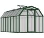 Serre de jardin en aluminium vert et polycarbonate Eco Grow