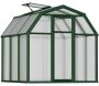 Serre de jardin en aluminium vert et polycarbonate Eco Grow