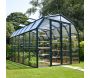 Serre de jardin en aluminium vert et polycarbonate Grand Gardener - Canopia by Palram