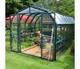 Serre de jardin en aluminium vert et polycarbonate Grand Gardener - Canopia by Palram