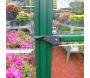 Serre de jardin en aluminium vert et polycarbonate Harmony - 409