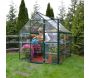 Serre de jardin en aluminium vert et polycarbonate Harmony - Canopia by Palram