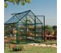 Serre de jardin en aluminium vert et polycarbonate Harmony - 8