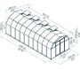 Serre de jardin en aluminium vert et polycarbonate Hobby Gardener - PAA-0143