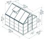 Serre de jardin en polycarbonate Hybrid - PAA-0134