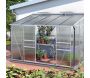 Serre de jardin en polycarbonate 4 mm et aluminium anodisé Ida - VITAVIA