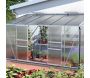 Serre de jardin en polycarbonate 4 mm et aluminium anodisé Ida - VITAVIA