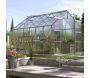 Serre de jardin en polycarbonate 4 mm et aluminium anodisé Jupiter - VITAVIA