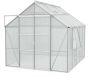 Serre de jardin en polycarbonate 6 mm et aluminium anodisé Jupiter