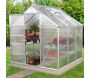 Serre de jardin en polycarbonate 4 mm et aluminium anodisé Venus - 5