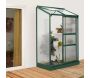 Serre de jardin en polycarbonate 4 mm et aluminium vert emeraude Ida - VITAVIA