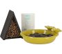 Set complet pour abeilles abri abreuvoir et graines attractives